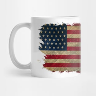 united states flag distressed Mug